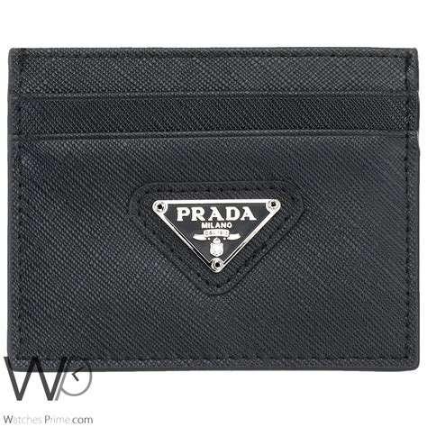 new prada card case mens|authentic Prada wallet.